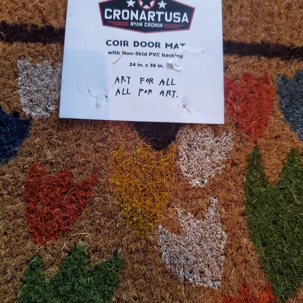 Door Mat Cronartusa Multi Color 24x36 Art For All Indoor Outdoor Home Decor New
